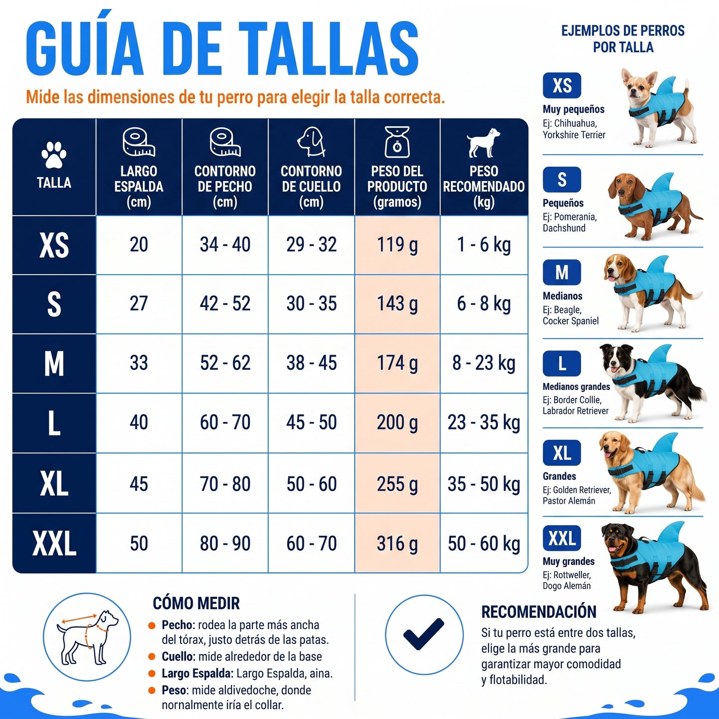 Flotador Canino